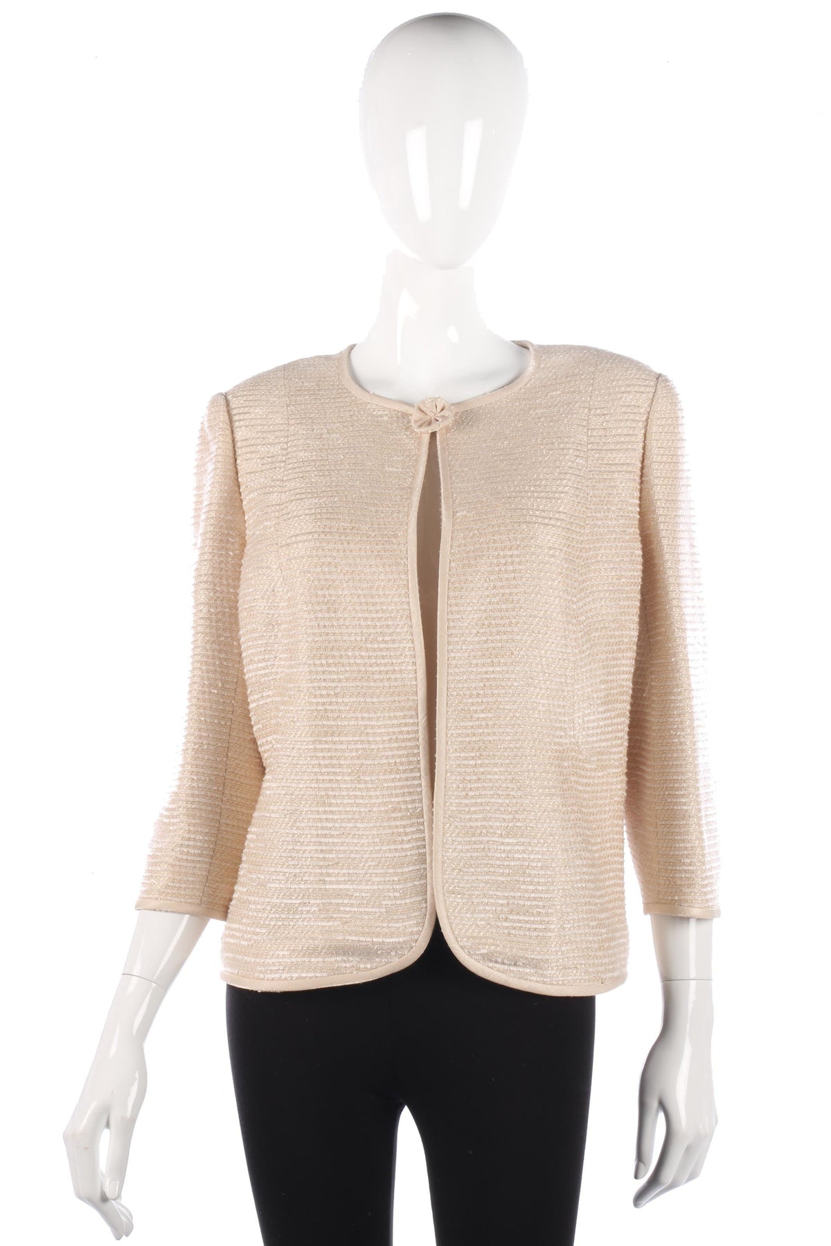 Jaques Vert cream woven jacket - Ava & Iva