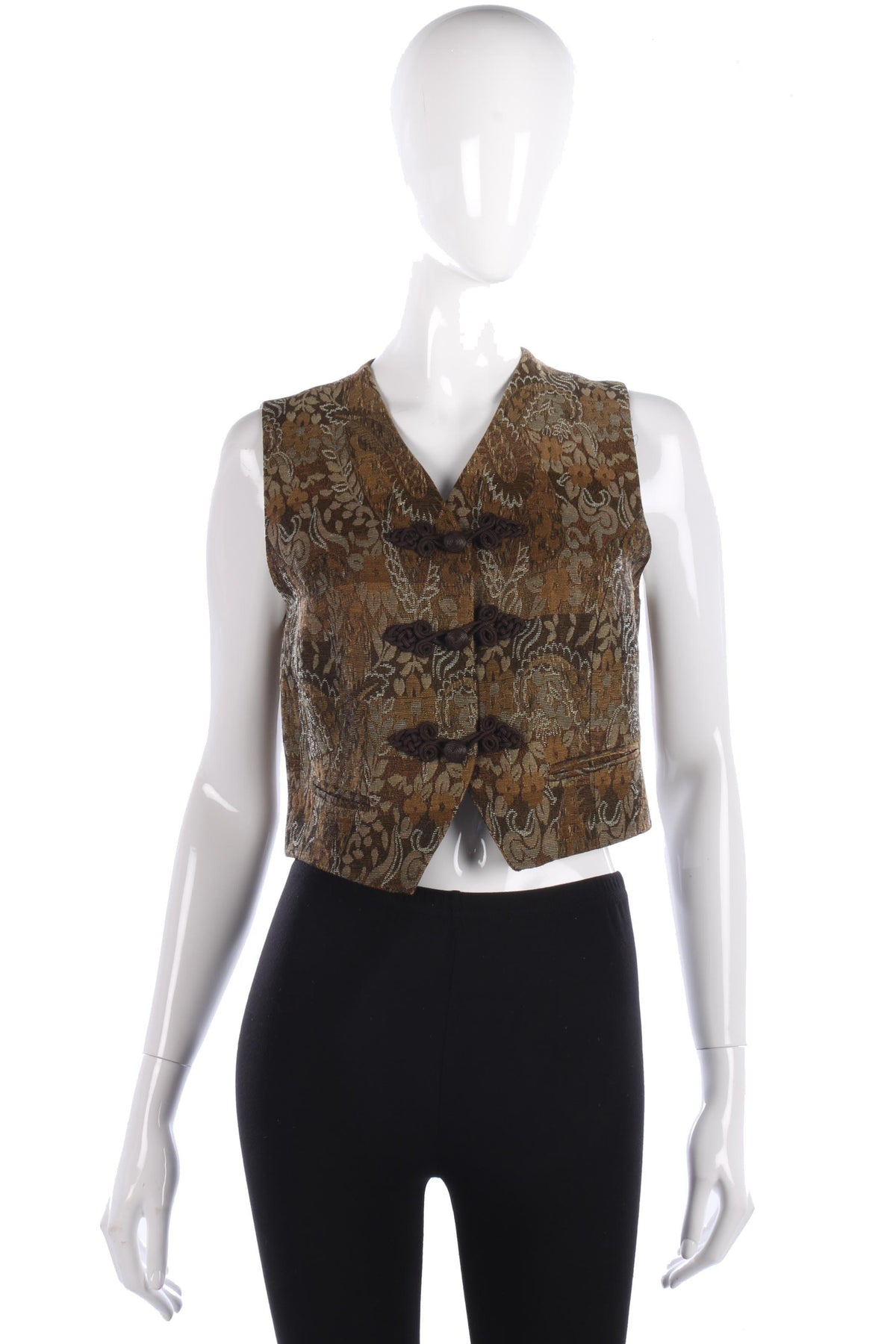 Lovely brocade jacket and matching waistcoat size M - Ava & Iva
