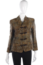 Lovely brocade jacket and matching waistcoat size M - Ava & Iva
