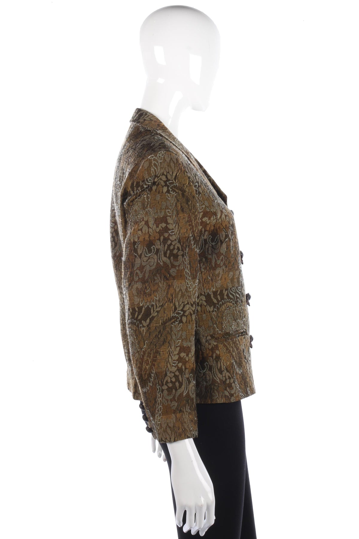 Lovely brocade jacket and matching waistcoat size M - Ava & Iva