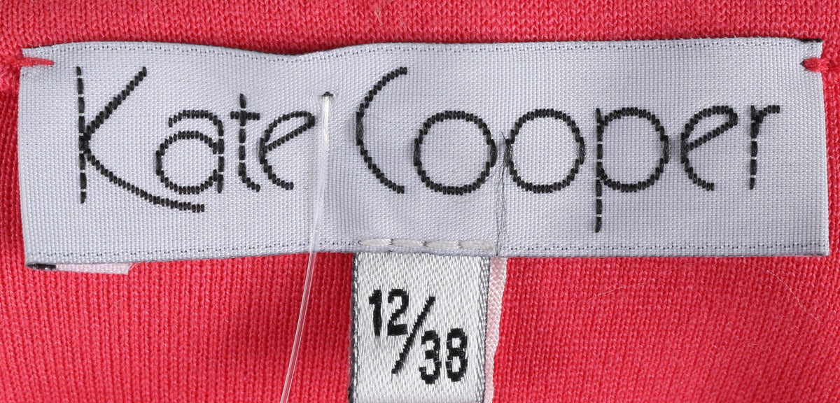 Kate Cooper pink summer jacket with cream piping size 12 - Ava & Iva