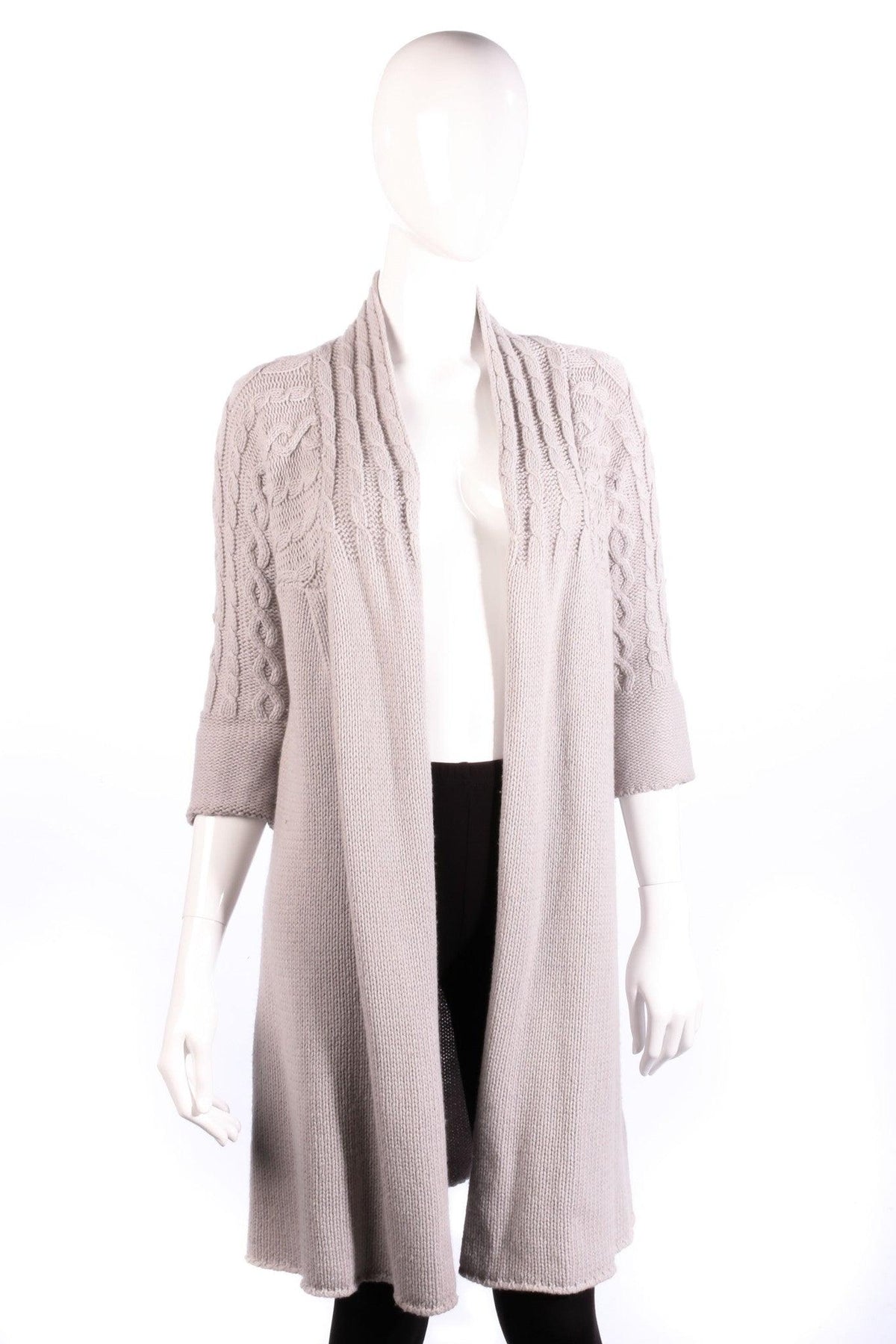 Day Birger Long Cardigan Wool Mix Grey Size S - Ava & Iva