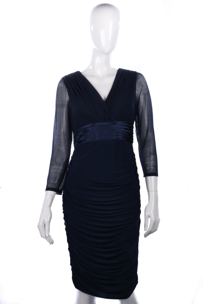 Gina Bacconi dark blue evening dress size 12 - Ava & Iva