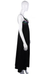 Quad Black Dress with Rainbow Sequinned Detail UK Size 8/10 - Ava & Iva