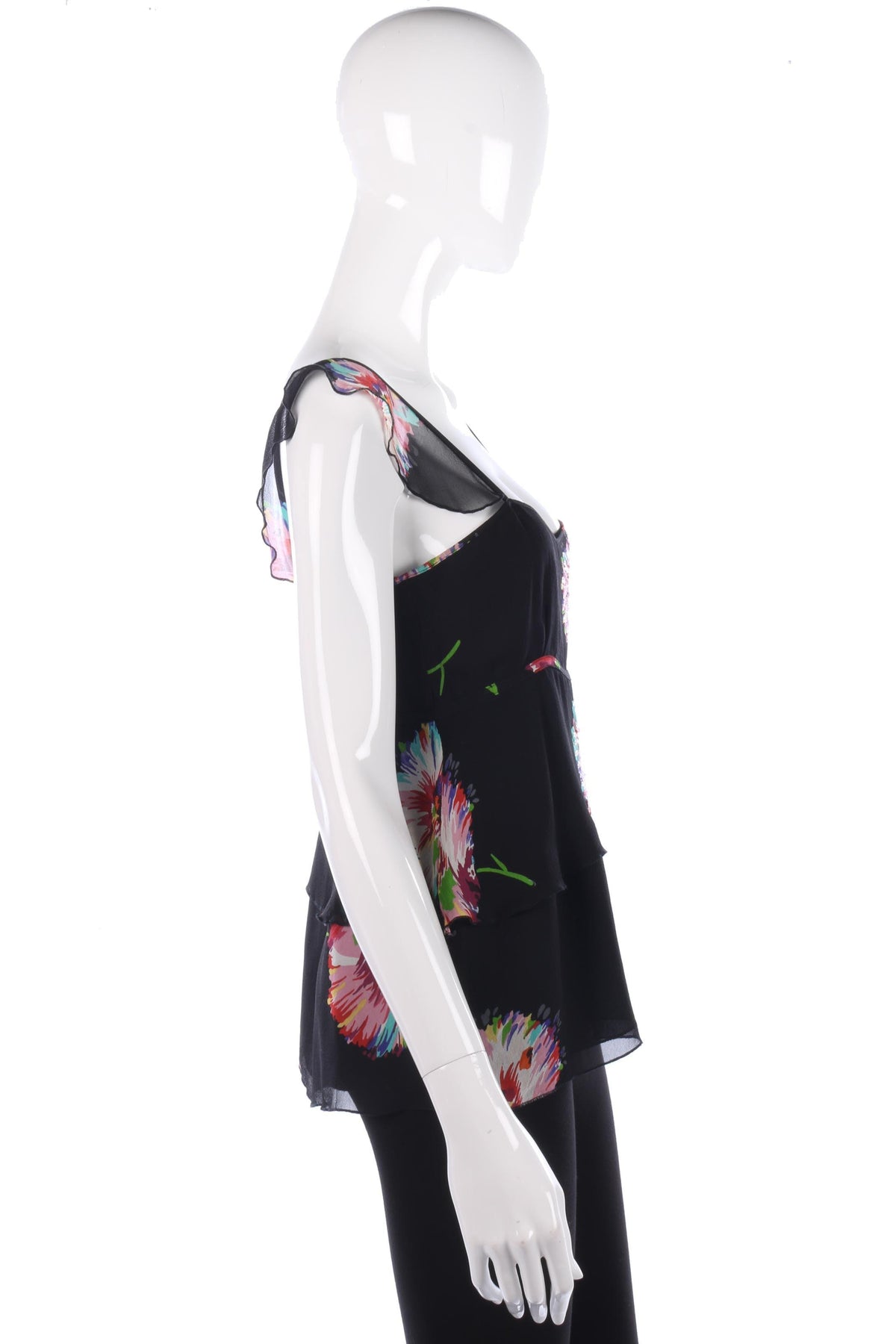 Whistles silk black summer top size 12 - Ava & Iva