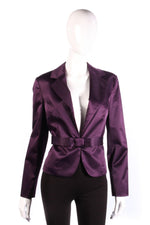 Edina Ronay purple blazer