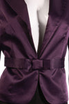 Edina Ronay purple blazer detail