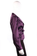 Edina Ronay purple blazer side