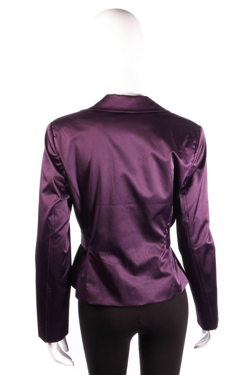 Edina Ronay purple blazer back
