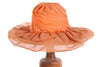 Peach/orange summer hat