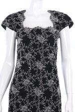 Fabulous black and white lace evening dress size S - Ava & Iva