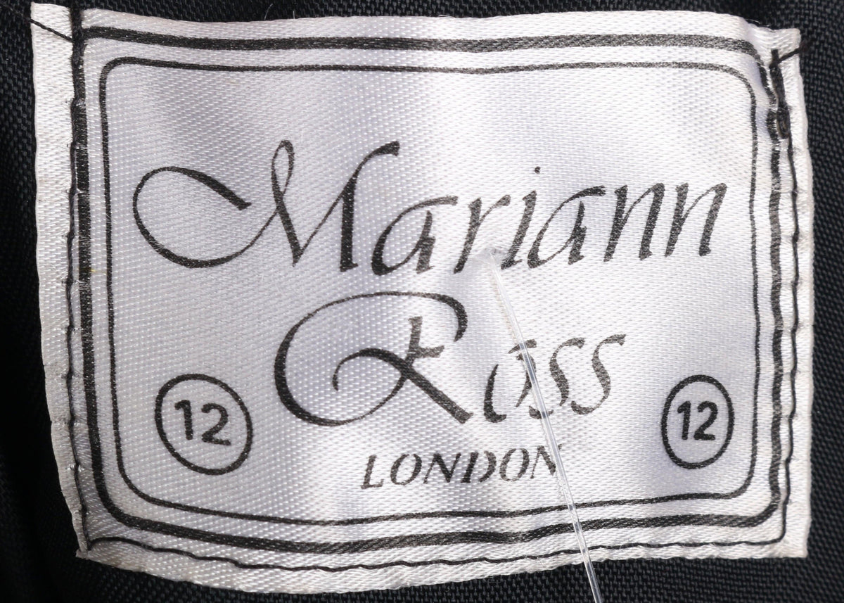 Stunning Mariann Ross black cocktail dress - Ava & Iva