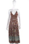 Day Birger Et Mikkelsen brown floral summer dress size S - Ava & Iva