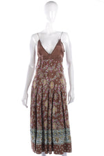 Day Birger Et Mikkelsen brown floral summer dress size S - Ava & Iva