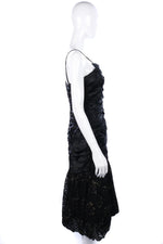 Stunning Mariann Ross black cocktail dress - Ava & Iva