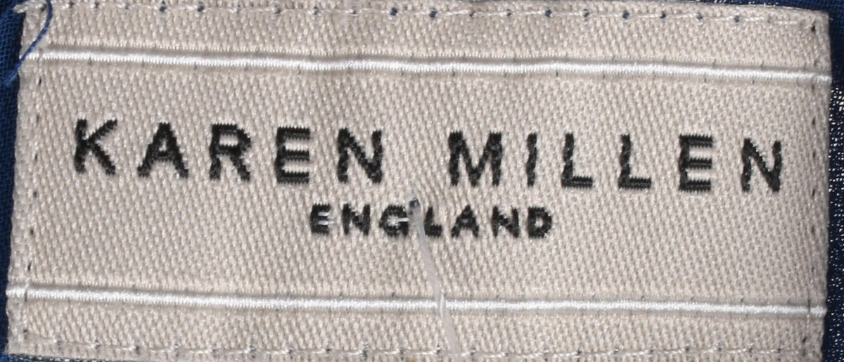 Blue Karen Millen silk cocktail dress size 10 - Ava & Iva