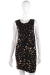 French Connection black and gold sequin dress size 8 - Ava & Iva