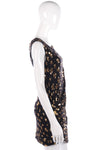 French Connection black and gold sequin dress size 8 - Ava & Iva