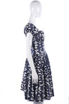Fabulous 1950's cotton blue and white dress size S - Ava & Iva