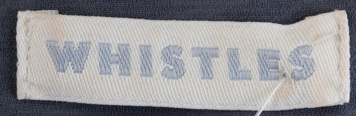 Whistles Silk Dress Grey and Cream 100% Silk UK Size 12 - Ava & Iva