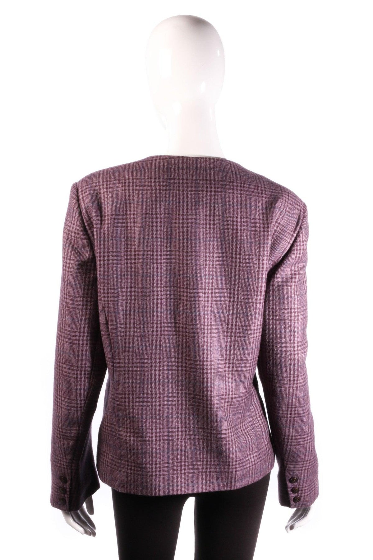 Equorian wool jacket size 22 back