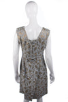 John Selby Vintage 1950's Dress Grey and Gold Size 40 - Ava & Iva