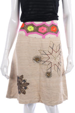 Matthew Williamson 100% Silk Beaded Skirt UK Size 10 - Ava & Iva