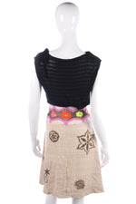 Matthew Williamson 100% Silk Beaded Skirt UK Size 10 - Ava & Iva