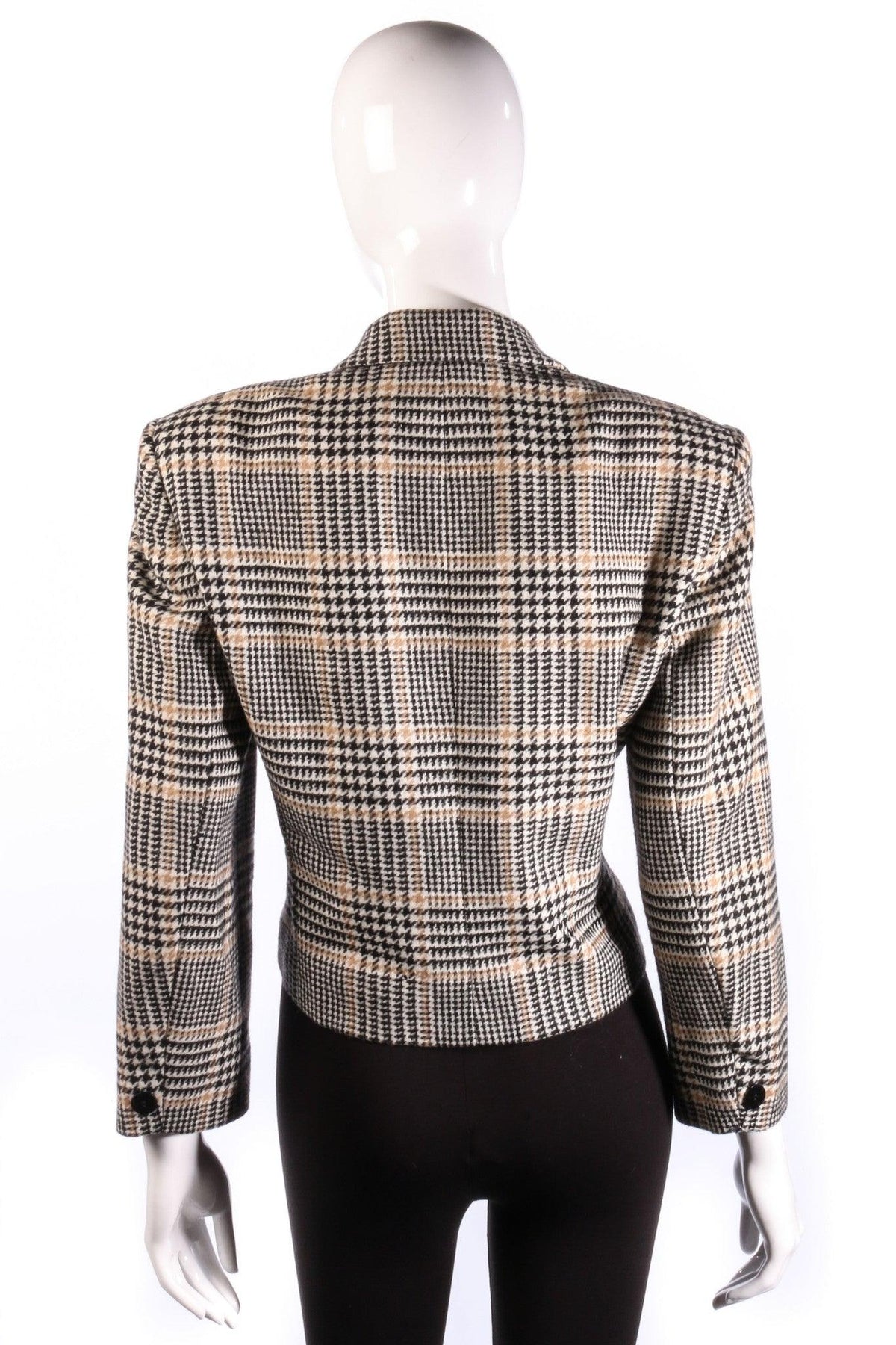 Jaeger tweed jacket back