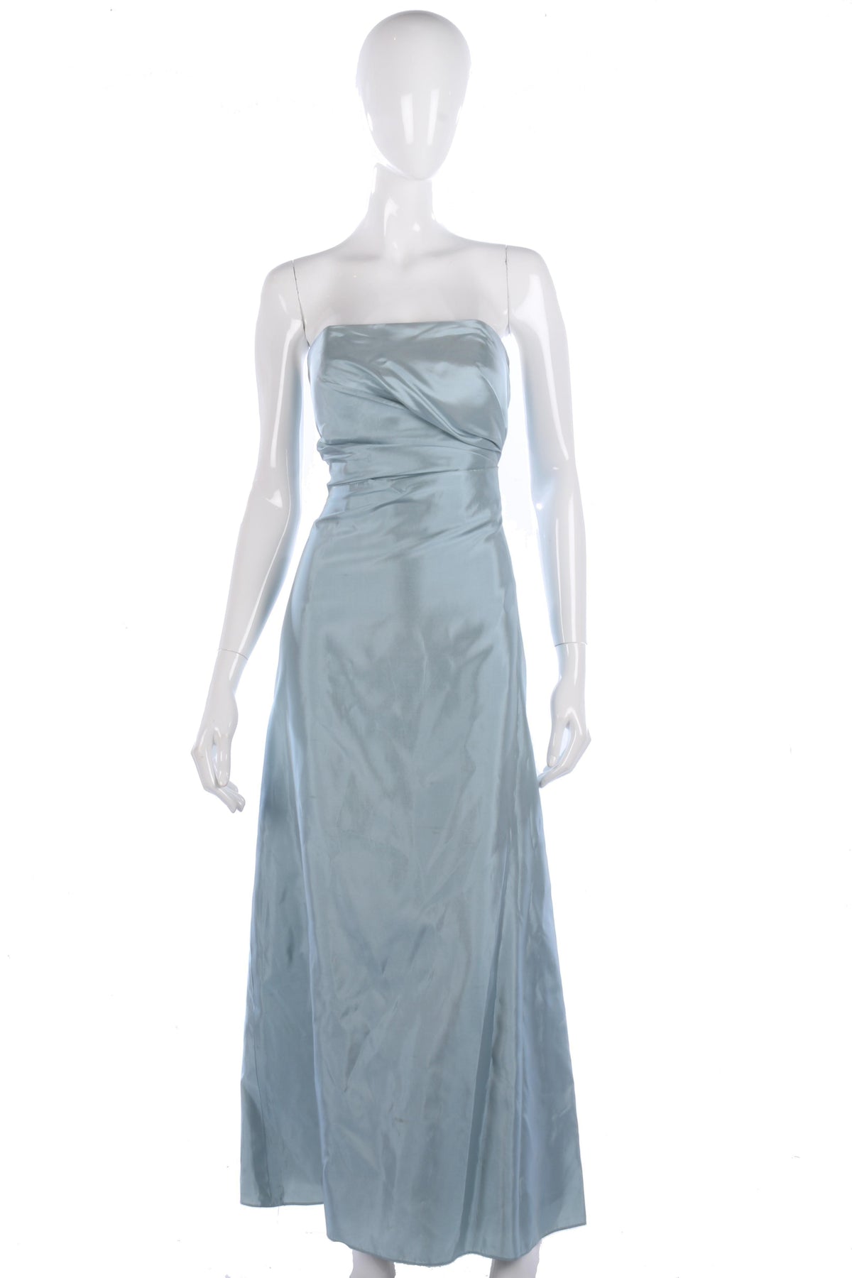 Fabulous straplesss duck egg blue prom dress - Ava & Iva