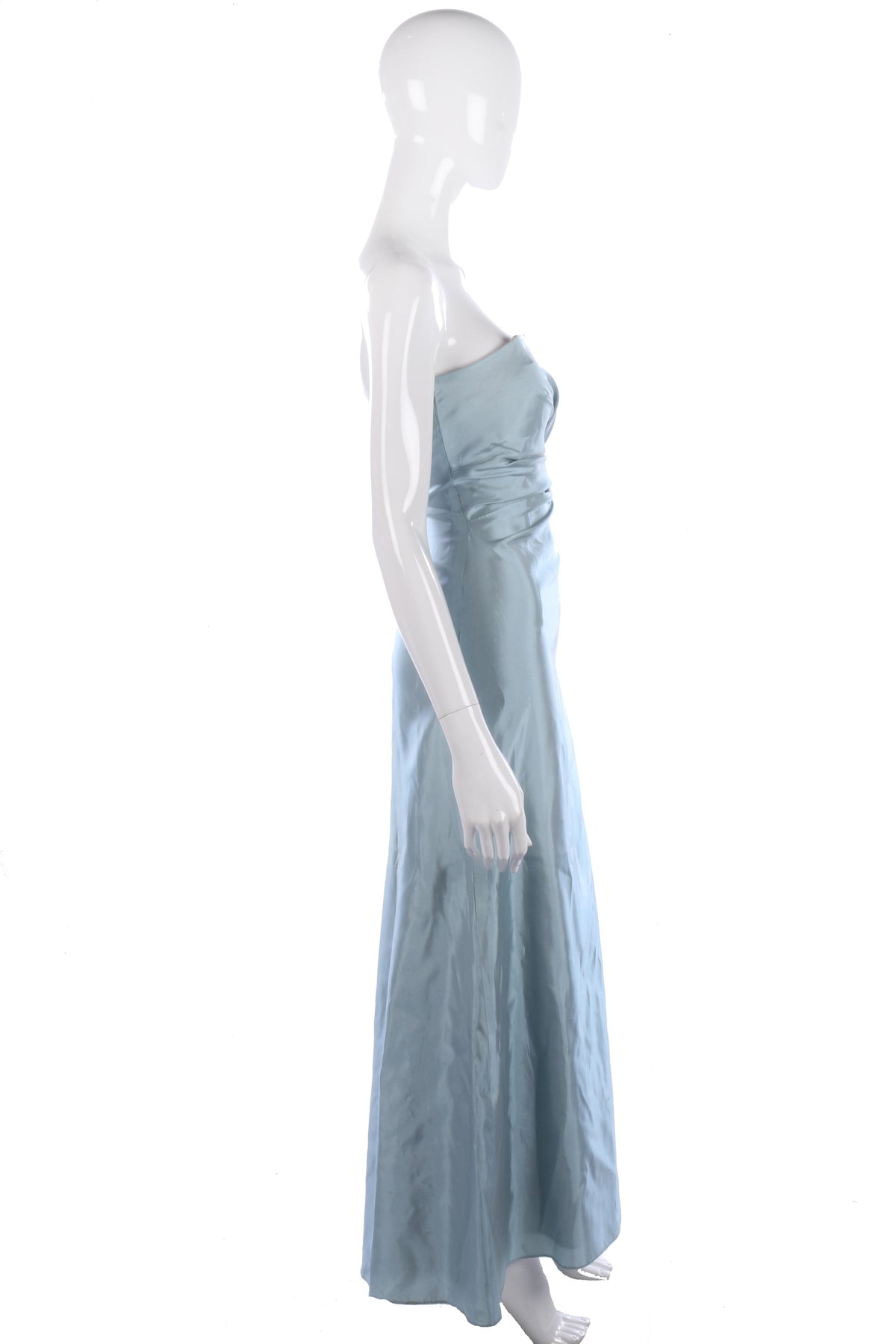 Fabulous straplesss duck egg blue prom dress - Ava & Iva