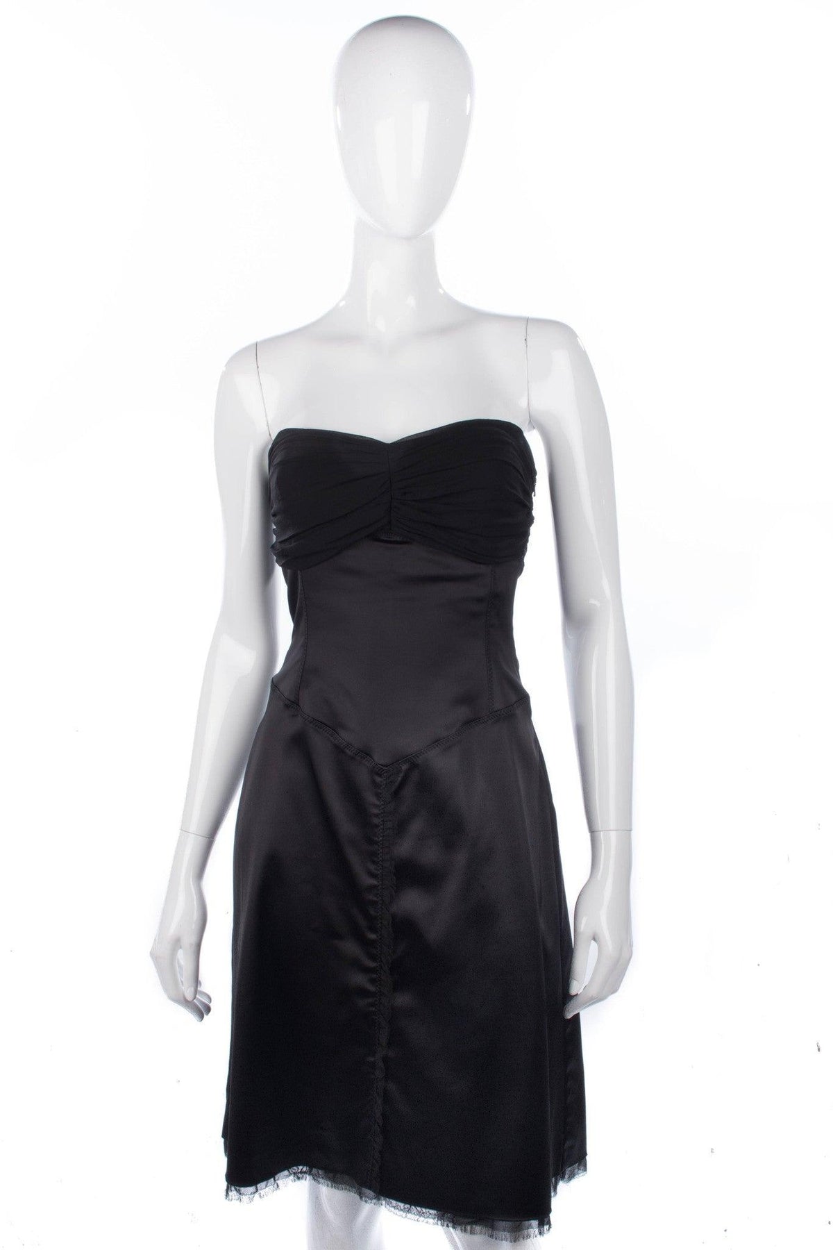 Whistles Bustier Cocktail Dress Black UK Size 10 - Ava & Iva