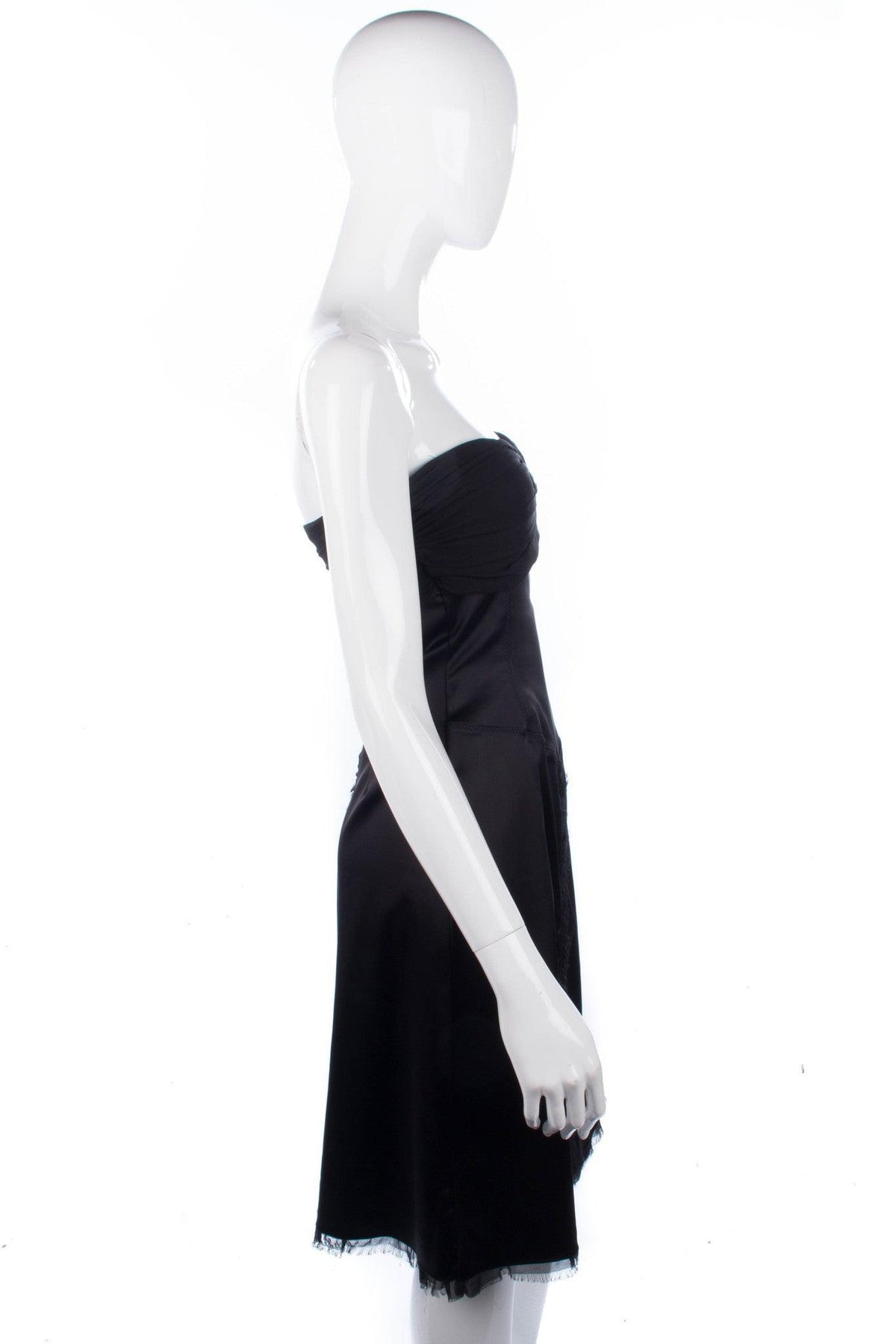 Whistles Bustier Cocktail Dress Black UK Size 10 - Ava & Iva