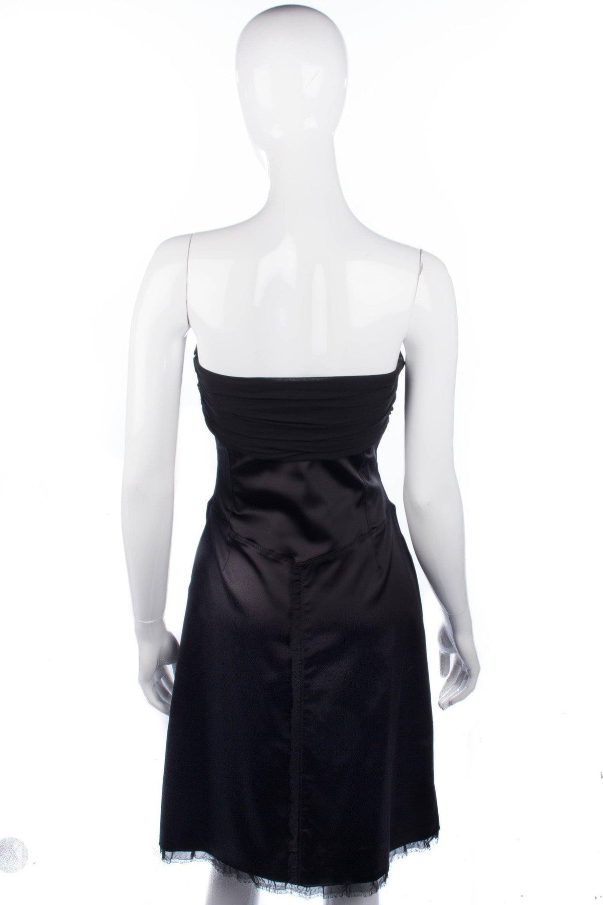 Whistles Bustier Cocktail Dress Black UK Size 10 - Ava & Iva