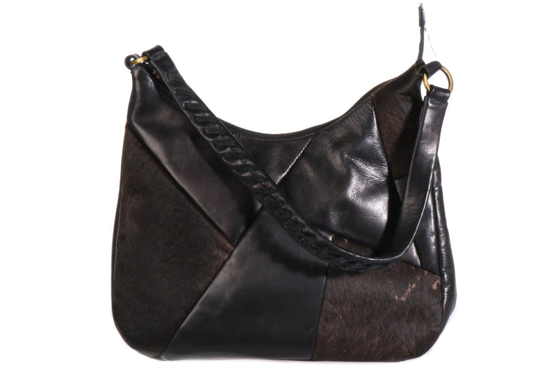 Jane Shilton black leather handbag