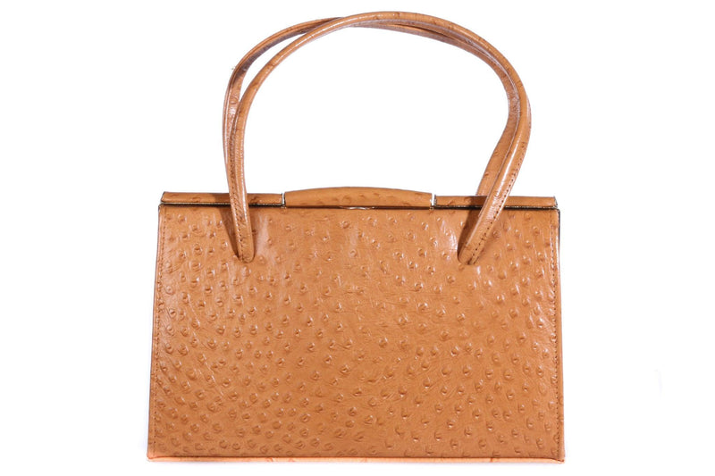  Light brown leather handbag 