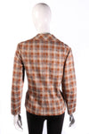 Dumarsel Vintage Jacket Rust and Brown Check UK Size 14 - Ava & Iva