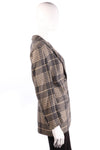Grey Jaeger checked jacket side