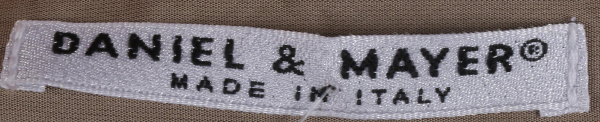 Daniel & Mayer Italian Shirt Khaki with Ruffles Size 3 (UK10) - Ava & Iva