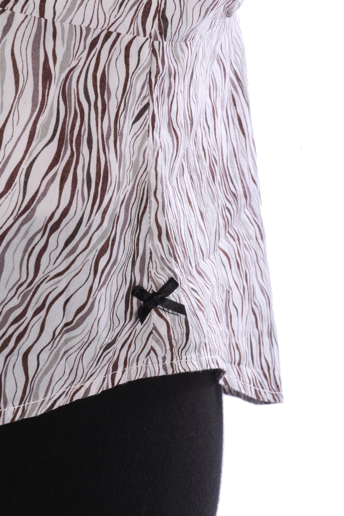 Paul Smith Black Label Blouse Brown Stripes Size 42 (UK10) - Ava & Iva