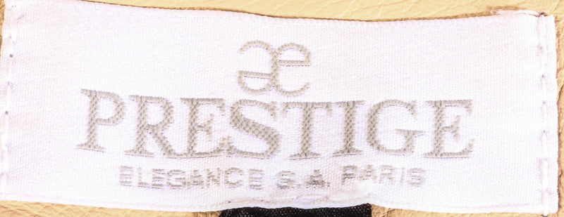 Prestige beige leather jacket with cutout detail label