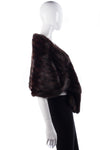 Fabulous Vintage Dark Brown Fur Stole One Size - Ava & Iva