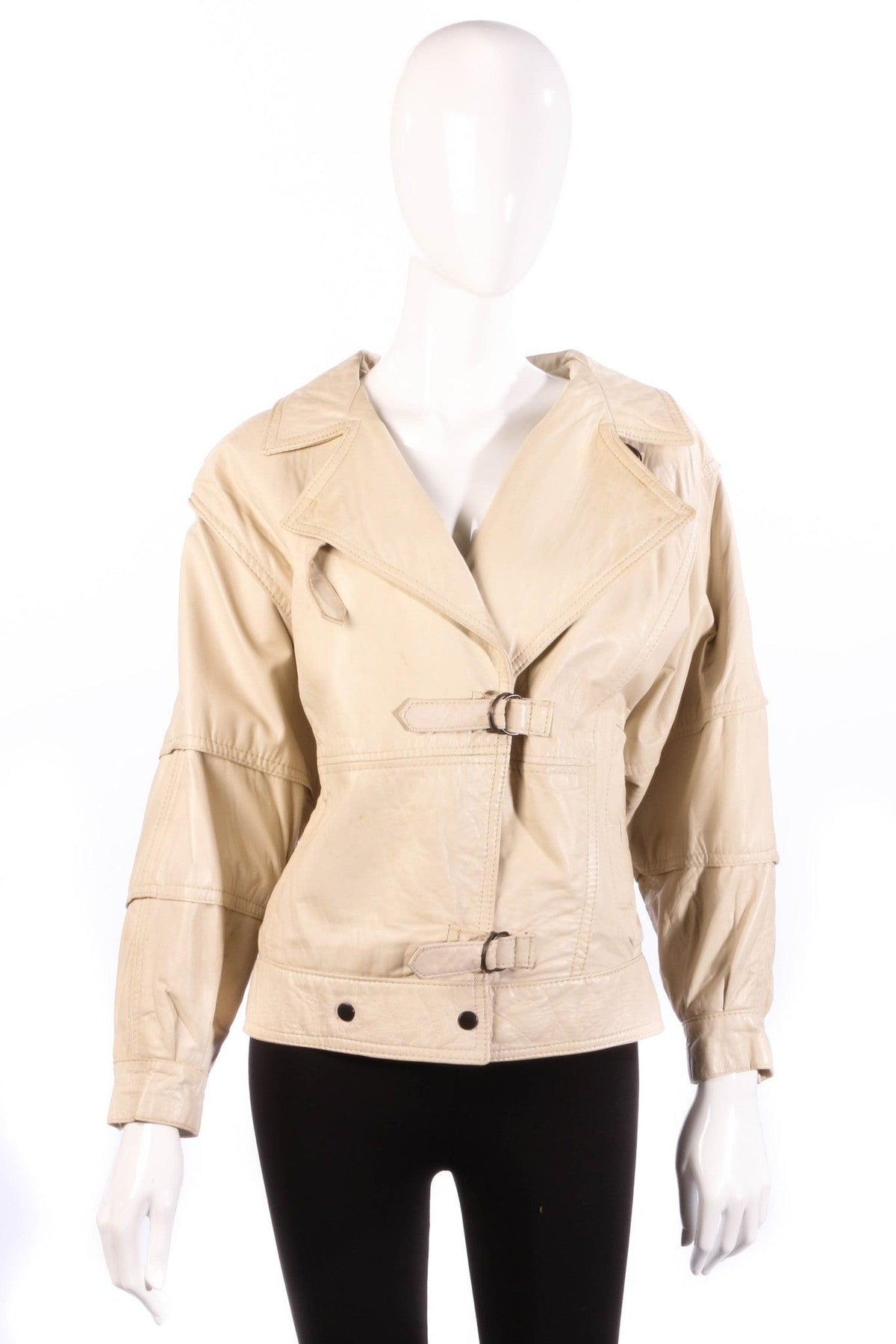 Taube cream leather jacket