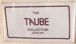Taube cream leather jacket label