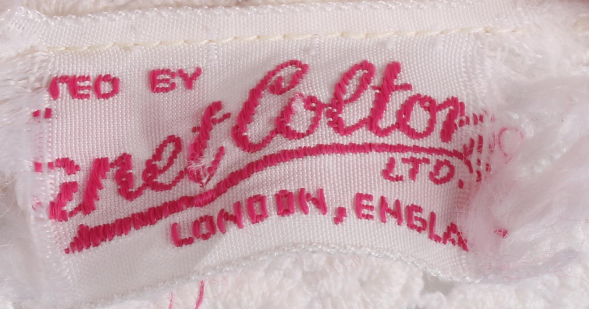 Fabulous 1950's vintage flower lace and crepe top size S - Ava & Iva