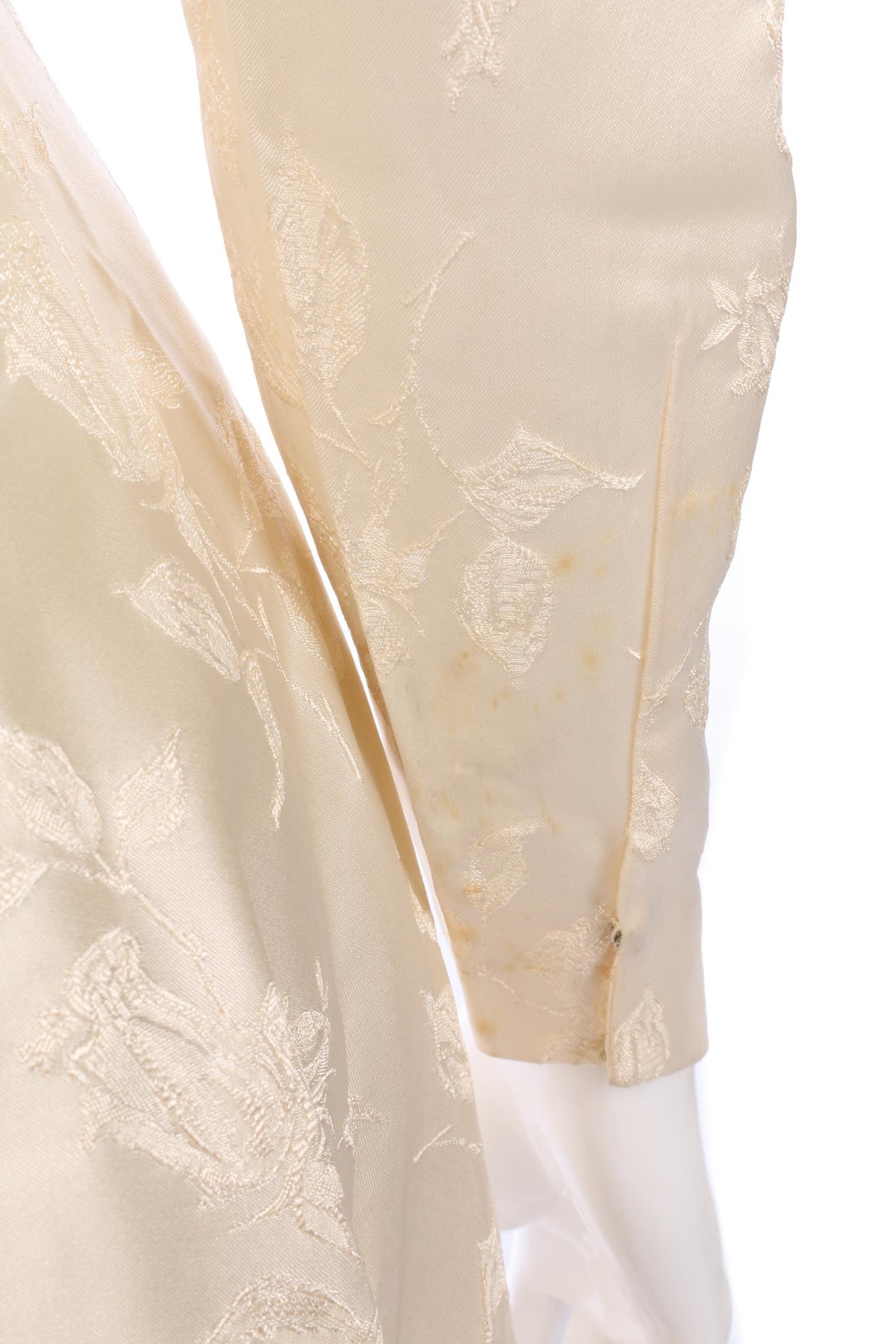 Short vintage strapless wedding dress and matching jacket size S - Ava & Iva