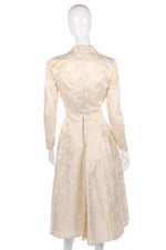 Short vintage strapless wedding dress and matching jacket size S - Ava & Iva