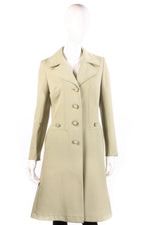 Long light green coat