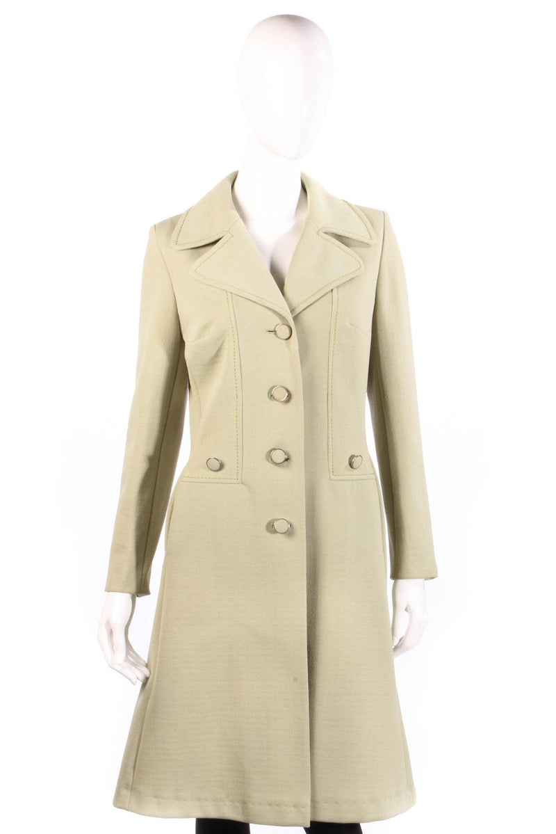 Long light green coat