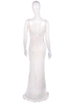 Anoushka Beaded Wedding Dress White Size 10 - Ava & Iva